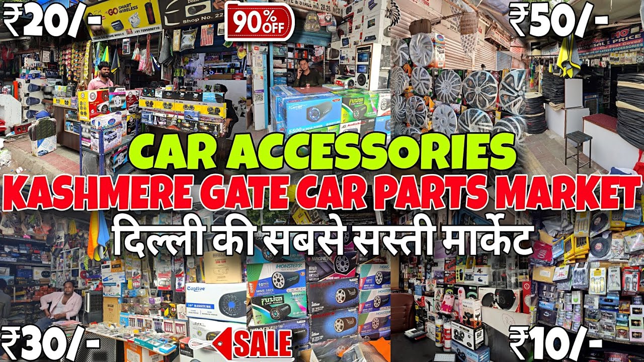 Kashmere Gate Car Accessories Market😱 Kashmere Gate Car Stereo Market