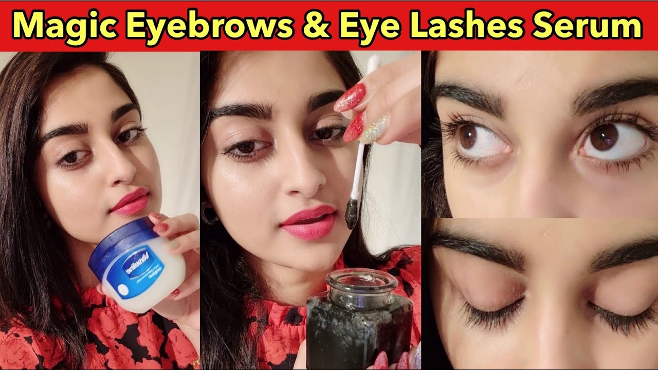 Vaseline hack for Lashes & Brows growth at home😍 #fitbeauty #shorts #youtubeshorts