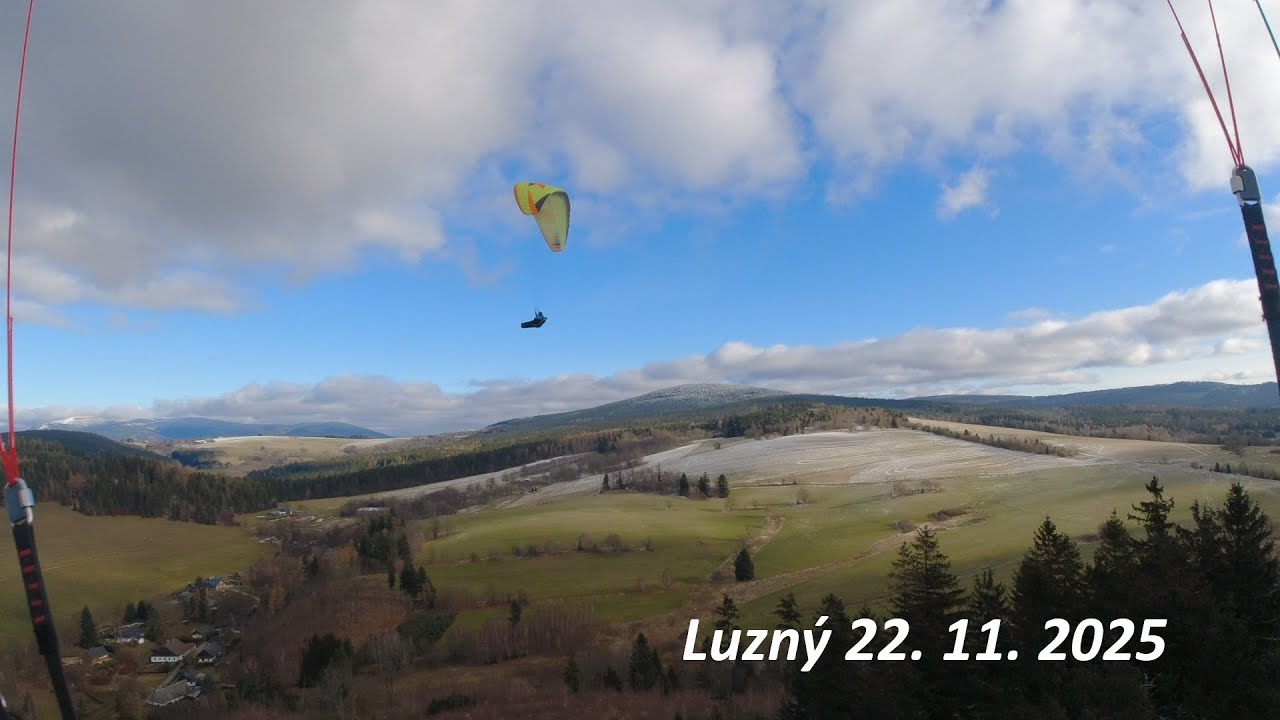 Paragliding - Luzný 22. 11. 2025