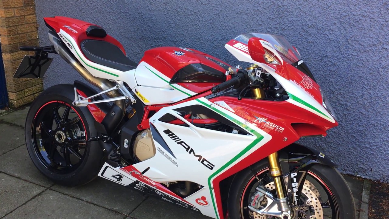 MV Agusta F4 RC walk around and start up.