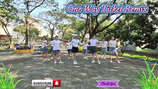 One Way Ticket Remix Line Dance