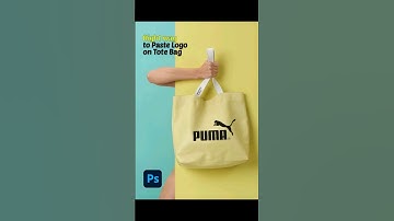 Right Way to Add Logo On Tote Bag #utubeshorts #shorts #photoshop #Add Logo On Tote Bag