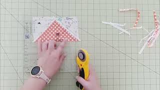 Trimming Flying Geese with the Ultimate Flying Geese Tool