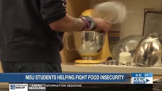 MSU Students raising money and cooking meals for students that are food insecure