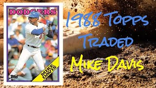 Living Well With 1988 Topps Traded Mike Davis