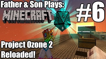 Father & Son Minecraft: Project Ozone 2 Reloaded #6 - Cobblestone Generator (PC)