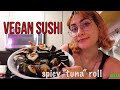 lets make vegan spicy "tuna" roll