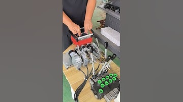 #Waterproof #Joystick mechanical #hydraulic valve #wireless remote control#crane #cranetruck#hiab