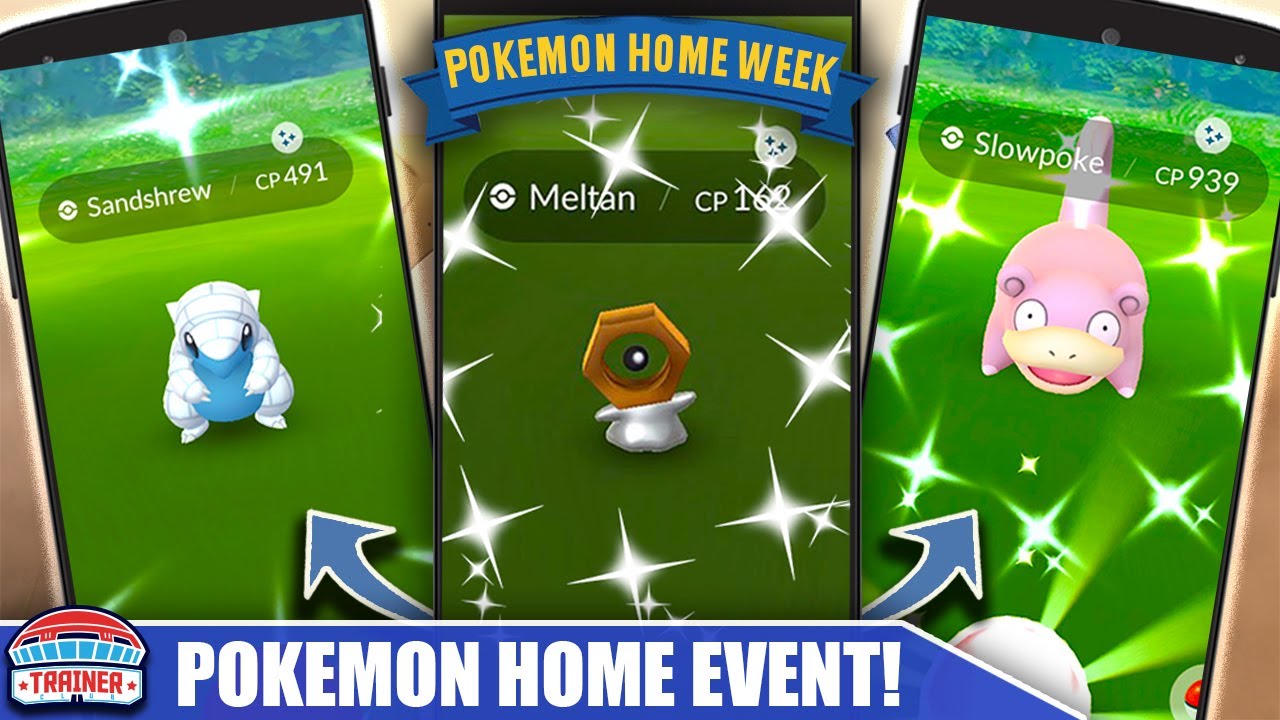 Shiny Meltan Live Top 5 Tips Pokemon Home Event Shiny Slowpoke Meltan More Pokemon Go Youtube