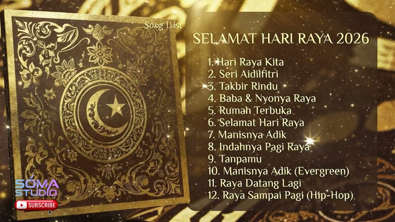 Lagu Hits Aidilfitri 2026 🔥 | Versi SOMASTUDIO | 12 Track TERBARU. 