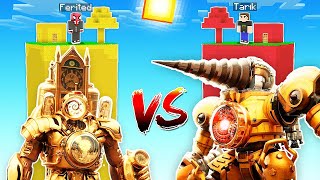 TITAN CLOCK MAN KULE VS TITAN DRILL MAN KULE  Minecraft