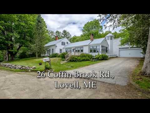26 Coffin Brook Rd., Lovell, ME home video tour