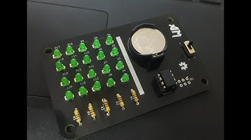 ATtiny LED Matrix Display  - Sneak peek