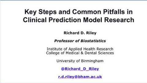 Key Steps and Common Pitfalls in Clinical Prediction Model Research