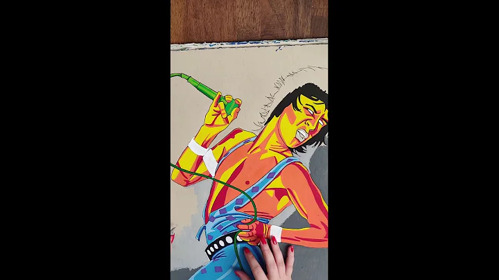 Mick Jagger Painting In Progress by Sarah Winther ...