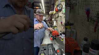 Low compression symptoms #mechanic #repairs #echo #trimmer #lawncarerepair #reels #viral