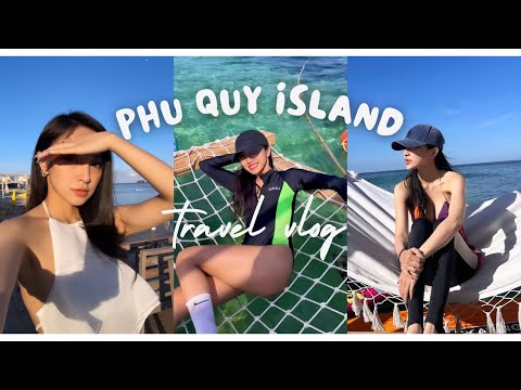 Travel Vlog| Du Lịch Khám Phá Đảo Phú Quý | Lặn Biển Ăn Uống mới 2023