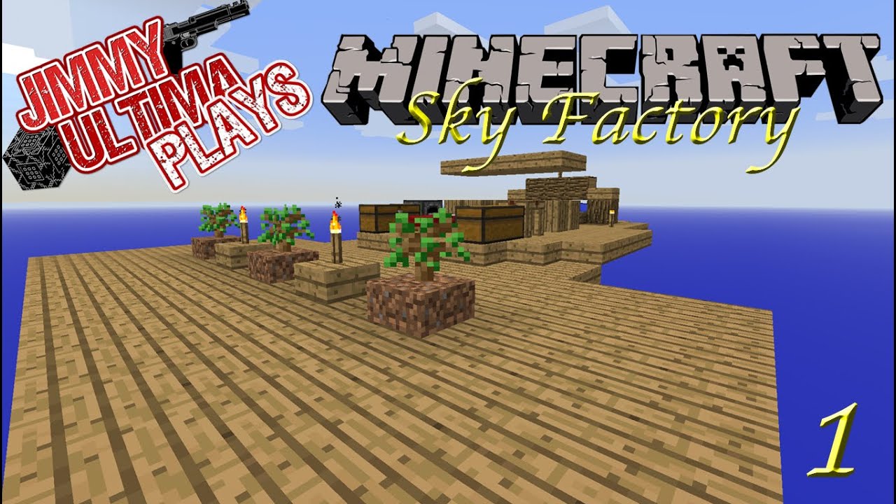 Sky Factory: Modded Minecraft Episode 1 - The Beginning - YouTube