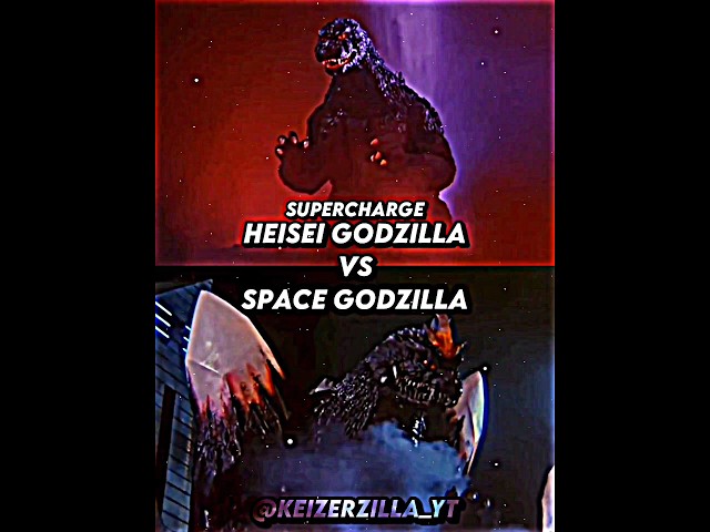 Heisei Godzilla vs Space Godzilla || #shorts #debate #godzilla class=