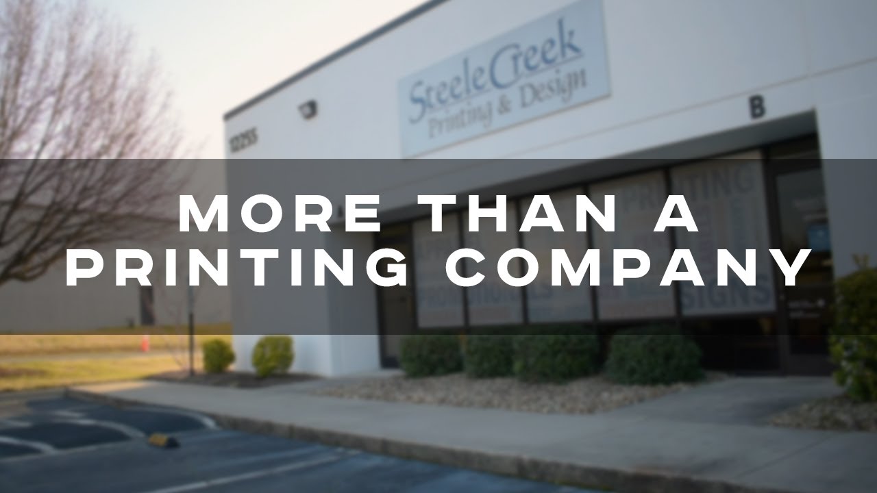 What Makes Us More Than a Printing Company... YouTube