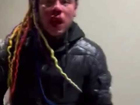 6ix9ine has PAWS put on him at LA Fitness