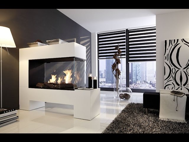 Raumteiler Kamin Ohne Schornstein Erhaltlich Als Ethanolkamin Oder Elektrokamin Youtube