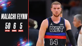 A 50-PIECE for Malachi 🤩 Most points in Pistons franchise history off the bench 🙌