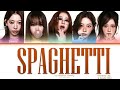 LE SSERAFIM 르세라핌 SPAGHETTI CLEAN VER MEMBER VER COLOR CODED LYRICS Velvyn