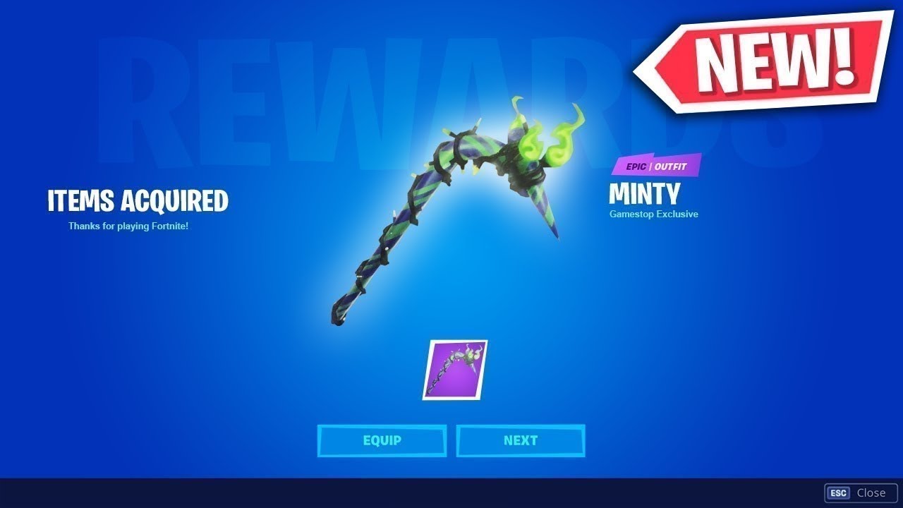 Can You Still Get The Minty Axe In Chapter 2 Season 3 How To Get Claim The Free Merry Mint Pickaxe In Fortnite Merry Mint Axe Youtube