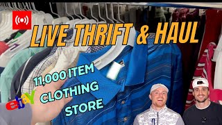 Massive Live Thrift Haul for Our $600,000 a year eBay Store!