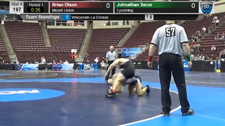 Johnathon Secor at the NCAA Championships