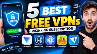 5 Best FREE VPNs in 2026 – Fast, Safe & Actually Free! screenshot 4