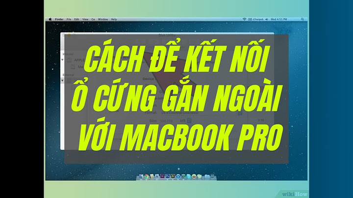 Cách kết nối ổ cứng với MacBook