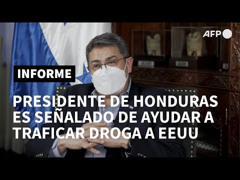 Fiscal acusa a presidente de Honduras de ayudar a traficar toneladas de cocaína a EEUU | AFP