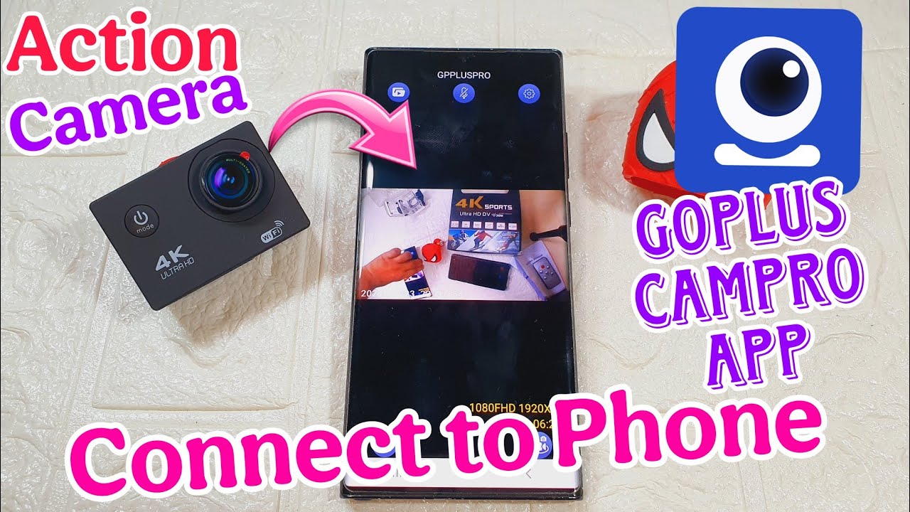 Action Camera Connect To Phone | Goplus Campro App | action camera ko phone se kaise connect kare