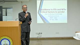 Lecture by Prof S S Murthy