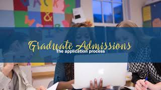 TCNJ Office of Graduate Studies Virtual Graduate Open House - Admissions Process screenshot 2