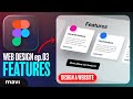 Design a website in figma ep03 the features section