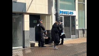 POLICE BATTLE FOR CONTROL
