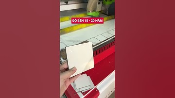 Tấm ốp than tre trắng sứ siêu bóng tăng vẻ hiện đại cho không gian