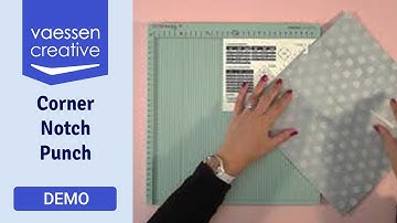 How to create an envelope with the Corner Notch Punch (Quick demo)