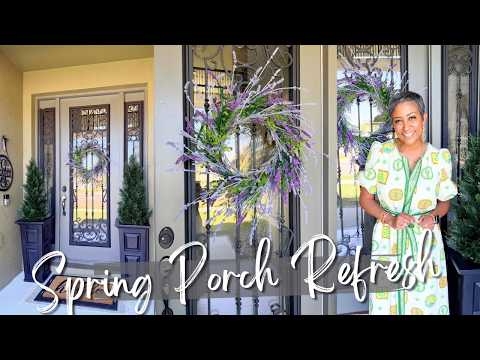 2026 Spring Front Porch Decorate With Me | Easy Outdoor Decor Ideas on a Budget