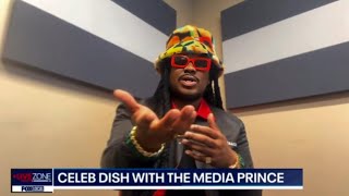 Celebrity The Media Prince joins Fox 5 Live Zone with Guy Lambert Profile