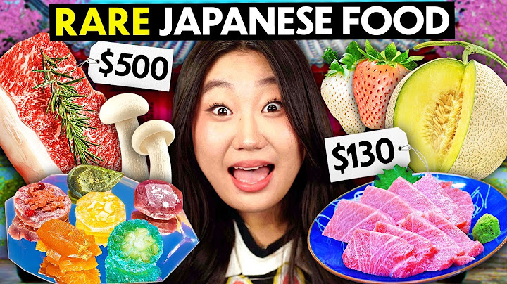 We Ate $3,000 Of Rare Japanese Foods! (O-Toro Sashimi, Tokyo Fruit Gems, Crown Melon)