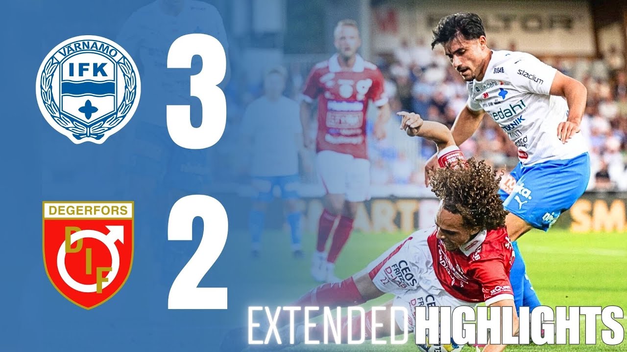 EXTENDED HIGHLIGHTS | VÄRNAMO 3-2 DEGERFORS | ALLSVENSKAN