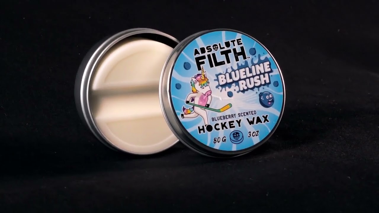 Blueline Rush Blueberry Scented Hockey Wax from Absolute Filth
