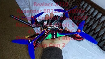 Realacc x210  from Banggood.com - Maiden Flight Default PIDs
