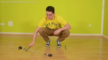 XtremestiX - Devilstick/ Flowerstick - Tutorial#2 (One Hand Spinning)