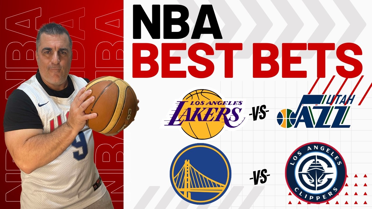 Warriors vs Clippers Best Bets Tonight AND Lakers vs Jazz BONUS BET | Best NBA Picks April 12, 2026