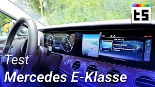 Mercedes E-Klasse mit Widescreen-Cockpit – Test